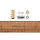 Brass Magnetic Slide Lock Clasps KK-TA0007-17-11