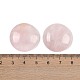 Природного розового кварца кабошонов G-H1596-FR-25mm-24-3