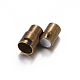 Brass Magnetic Screw Clasps X-KK-MC077-AB-2