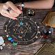 Creatcabin diy étoile de david planche à pendule radiesthésie divination kit de fabrication DIY-CN0002-38-7