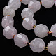 Chapelets de perles de jade blanche naturelle G-T131-127-3