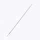 鉄の開いたビーズ針  DIYジュエリーツール  プラチナ  10~11x0.01cm IFIN-P036-01A-1