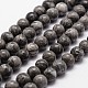 Chapelets de perles en pierre de carte/pierre picasso/picasso jasper naturelles  X-G-D840-60-6mm-1