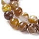 Chapelets de perles en agate à rayures naturelles/agates à bandes G-G582-6mm-51-3