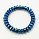 Fashionable Synthetic Hematite Stretchy Bracelets X-BJEW-K007-10-1
