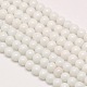 Eco-Friendly Round Baking Paint Glass Beads Strands HY-A003-8mm-M-2