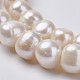 Fili di perle di perle d'acqua dolce coltivate naturali PEAR-D187-15-3
