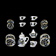 Mini juego de té de porcelana BOTT-PW0001-213A-39-1