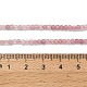 Природного розового кварца нитей бисера G-L634-D12-2.5x2.5mm-5