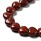 Chapelets de perles en jaspe rouge naturel G-B022-07B-4