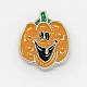 Platinum Eco-Friendly Zinc Alloy Enamel Halloween Pumpkin Jewelry Snap Buttons SNAP-M057-05-FF-1