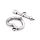 304 Stainless Steel Toggle Clasps X-STAS-D142-02A-P-2