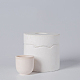 茶碗ジェッソ金型  モデリングツール  陶芸製作に  フローラルホワイト  100x105mm CELT-PW0001-189A-1