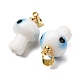 Подвески лэмпворк ручной работы LAMP-S069-06G-01-2