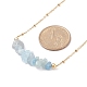 Colliers de perles de pierres naturelles mélangées NJEW-JN03969-4