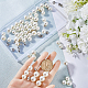GORGECRAFT 1 Box 100 Set 2 Sizes Large Pearl Rivets Imitation Pearls Studs Round White Screw Stud Rivet Beads Buttons with Pins Kit for DIY Craft Clothes Hats Shoes Crafts Jewelry Making Supplies FIND-GF0005-20-3
