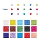 195g 15 Farben Glas Saatperlen SEED-YW0001-11A-2