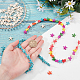 SUPERFINDINGS 6 Strands 3 Colors Starfish Turquoise Gemstone Beads Synthetic Turquoise Beads Strands Ocean Sea Life Beading Beads for Jewelry Making G-FH0001-49-3