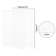 Olycraft Transparent Plastic Board with Protective Paper for Photo Frame Replacement DIY-OC0003-74C-2