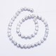 Synthetic Howlite Bead Strands X-G-F425-37-8mm-2