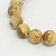 Picture Jasper Round Beads Strands X-G-GSR8mmC016-1
