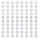 Pandahall 100шт 5 стиля гальванизированная стеклянная бусина GLAA-TA0002-95A-1