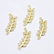 Eco-Friendly Brass Micro Pave Cubic Zirconia Links RB-I078-60G-NR-1