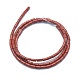 Natürliche rote Jaspis Perlen Stränge G-F631-B06-2