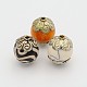 Handmade tibetischen Stil ovale Perlen TIBEB-M023-06-1