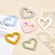 CHGCRAFT 6Pcs 6 Colors Food Grade Eco-Friendly Silicone Beads SIL-CA0001-42-4