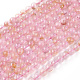 Chapelets de perles en quartz rose naturel G-F591-04-10mm-3