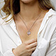 Shegrace 925 collares con colgante de plata esterlina JN847A-4