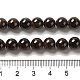 Natürlicher Granat Edelstein-Korn-Stränge G-R263-8mm-9