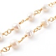 Collares de abalorios de perlas naturales NJEW-JN03435-02-2
