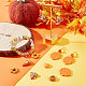 Sunnyclue 1 boîte de 24 breloques de Thanksgiving en forme de feuille faites à la main en argile polymère - breloques d'automne - Animal - Dinde - Pizza - Citrouille - Tournesol - Breloques à dos plat pour la fabrication de bijoux - Fournitures de loisirs créatifs CLAY-SC0001-51-4