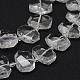 Chapelets de perles en cristal de quartz naturel G-F474-04-3