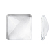 Transparent Clear Glass Square Cabochons GGLA-A001-15mm-1