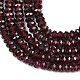Гранат природный бисер нитей&nbsp;G-B175-A03-2x4mm-4