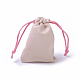 ビロードのパッキング袋  巾着袋  ピンク  9.2~9.5x7~7.2cm TP-I002-7x9-01-2