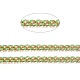 Golden Brass Enamel Curb Chain CHC-H103-07B-G-2