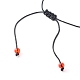 Ensembles réglables de bracelets de perles tressés de fil de nylon BJEW-JB06442-10
