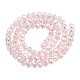 Chapelets de perles en verre électroplaqué EGLA-A034-T10mm-A03-3