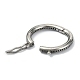 Tibetan Style 316 Surgical Stainless Steel Twister Clasps STAS-E191-07AS-01-2