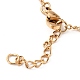 Perline bracciali rosario con croce X-BJEW-E282-02G-4