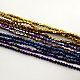 Fili di perle di vetro placcato EGLA-R094-3mm-M1-1