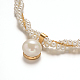 Ensembles de bijoux de perles acrylique 304 en acier inoxydable X-SJEW-L414-02-3