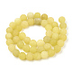 Chapelets de perles en jade citron naturel G-T106-305-3