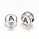Alloy Letter Beads PALLOY-G190-AS-A-2