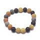 Natural Mixed Gemstone Bead Stretch Bracelets BJEW-K212-B-029-2