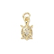 Латунные микро проложить кубического циркония подвески ZIRC-I356-13G-07-1